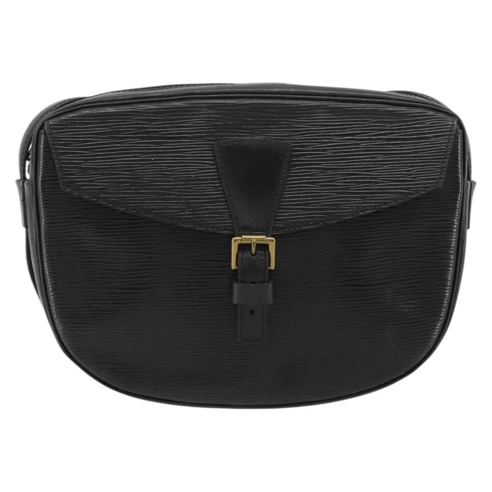 Louis Vuitton Epi Jeune Fille MM Shoulder Bag Black